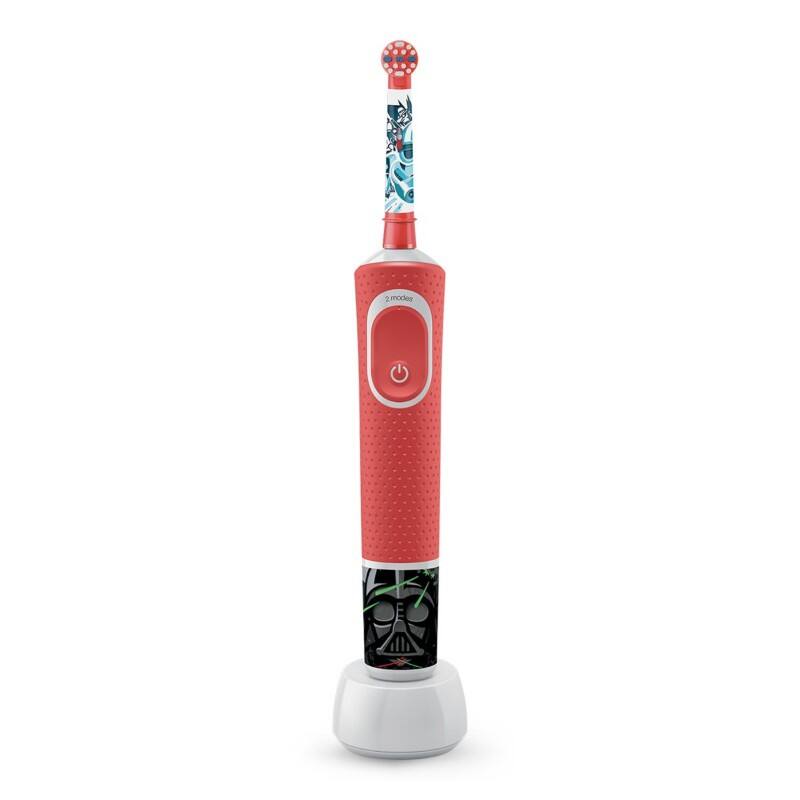 BRAUN Elektrische Zahnbürste Weich StarWars Rot