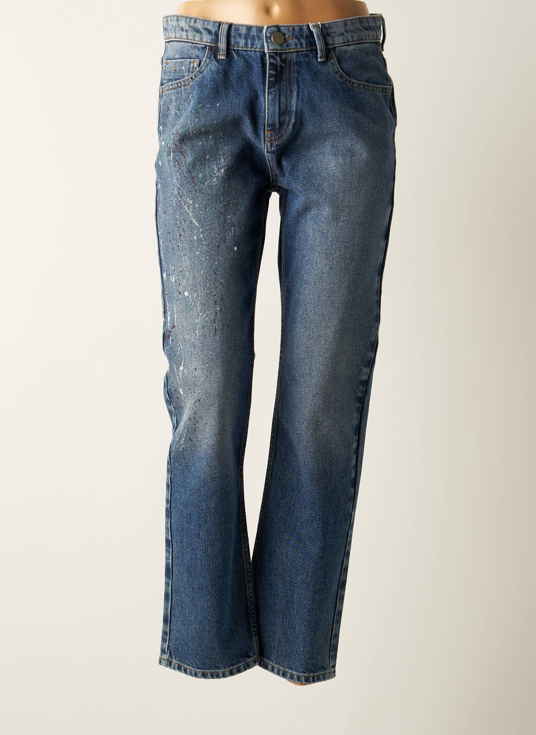 Mexx Jeans Coupe Droite Femme couleur bleu