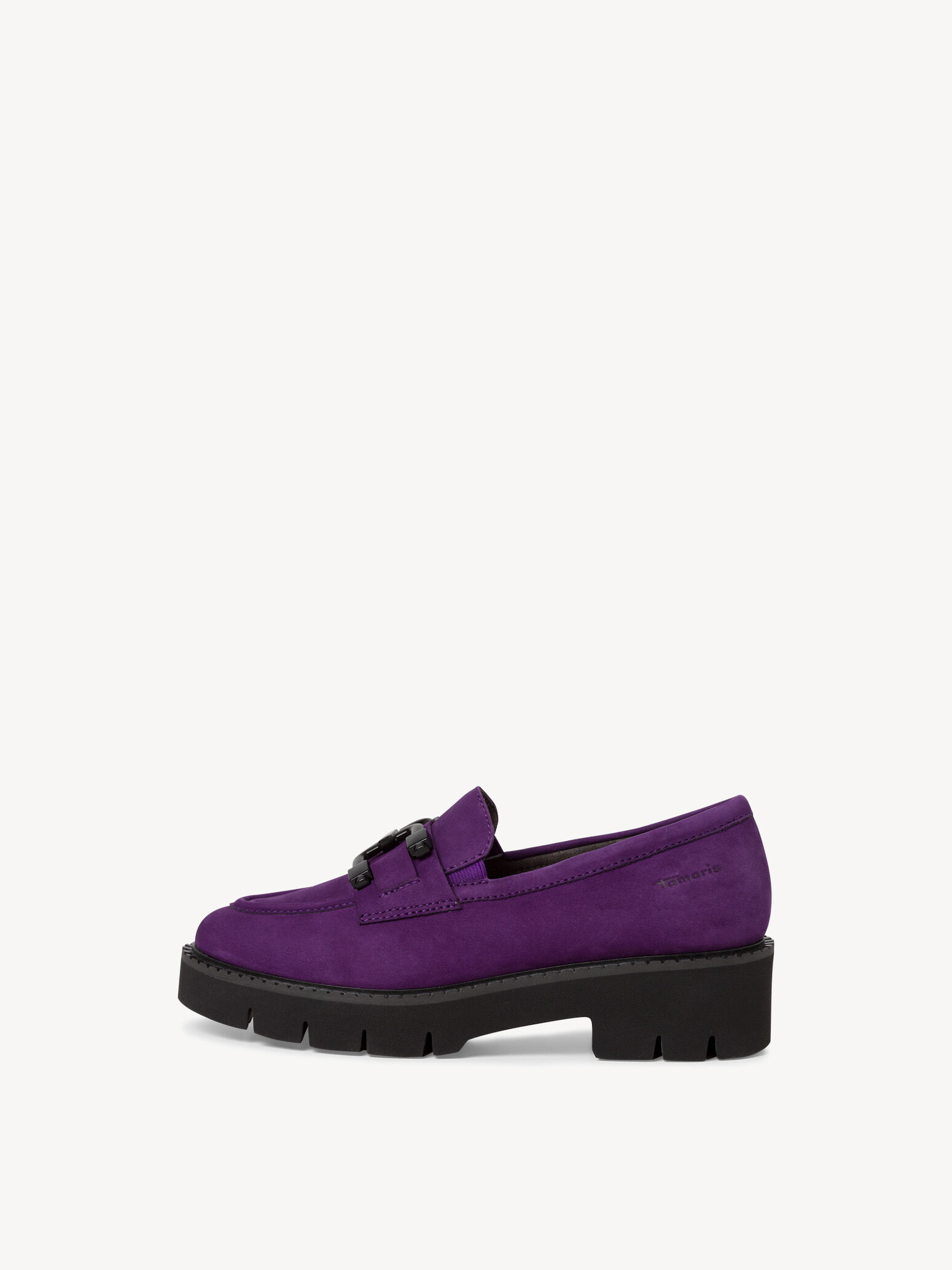Slipper en cuir - mauve