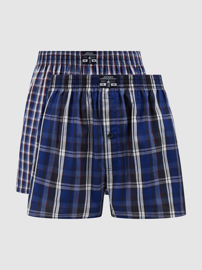 Boxershorts aus Baumwolle im 2er-Pack in dunkelblau