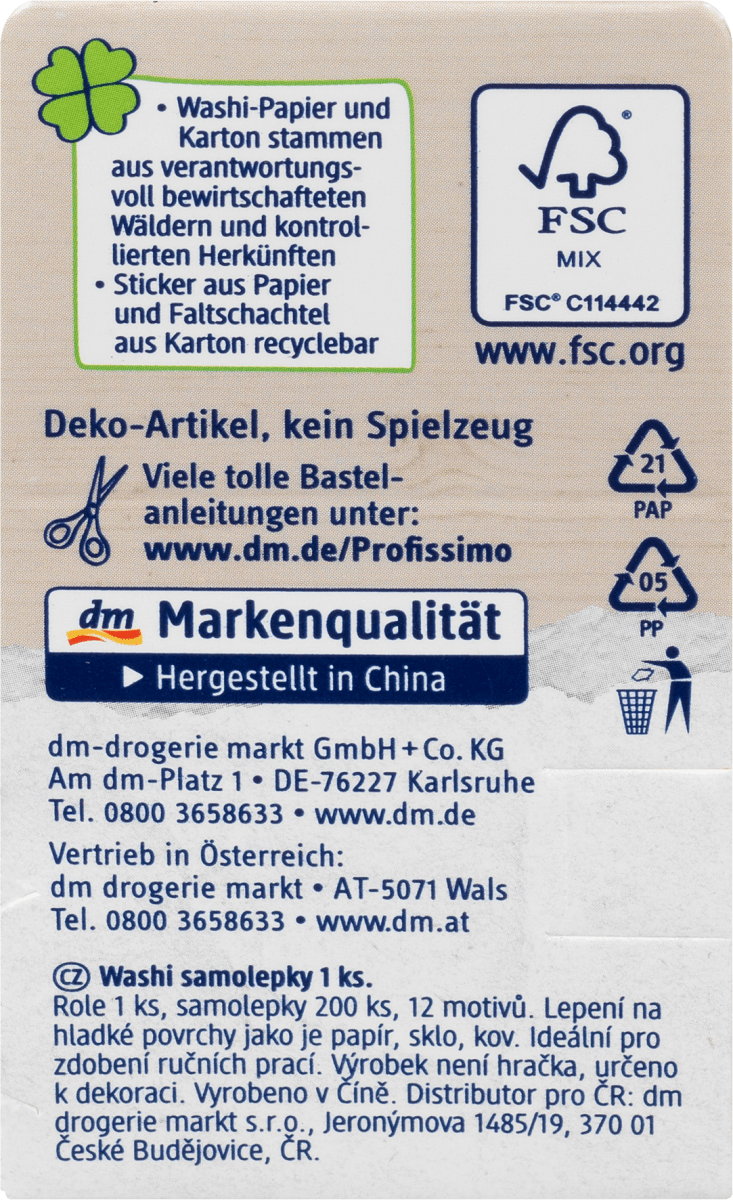 Sticker Washi auf Rolle \Home\