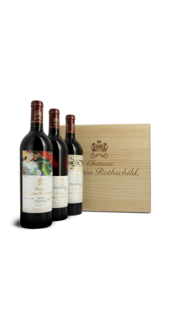 Bordeaux Château Mouton Rothschild - caisse 3 bouteilles Château Mouton Rothschild (2005/2009/2015)