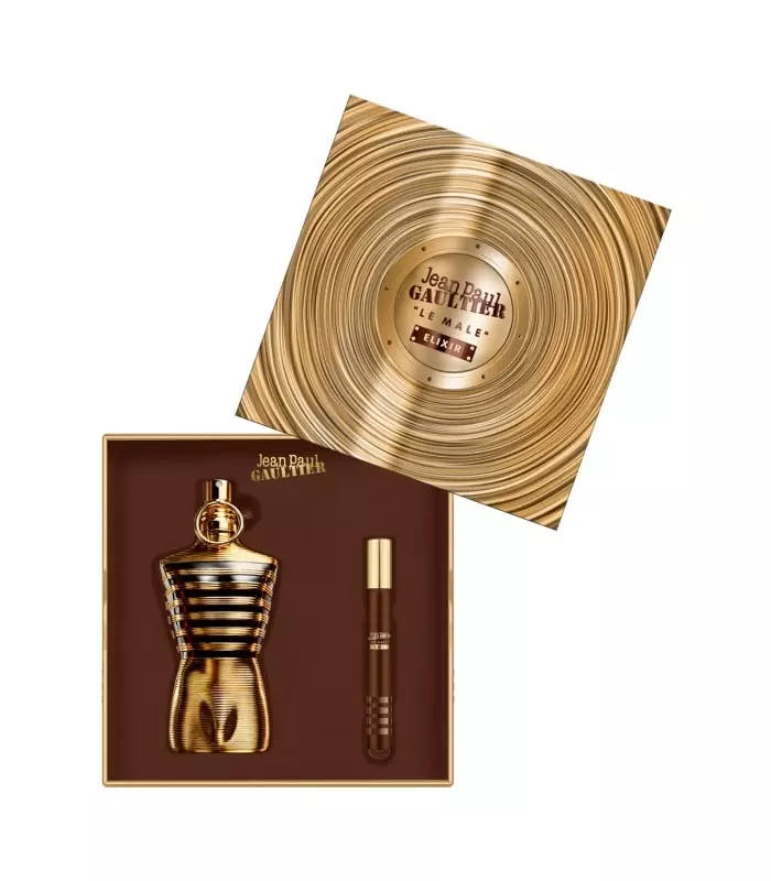 LE MALE ELIXIR Coffret Parfum 125 ml et vaporisateur de voyage 10 ml