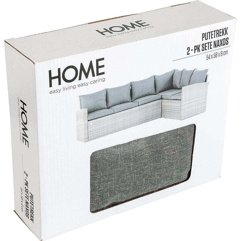 Home Putetrekk Naxos 2-pk Sete
