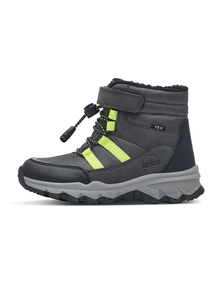 s.Oliver Winterboots in Anthrazit günstig kaufen