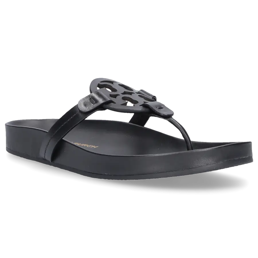 Tory Burch - Zehentrenner MILLER Kalbsleder - schwarz