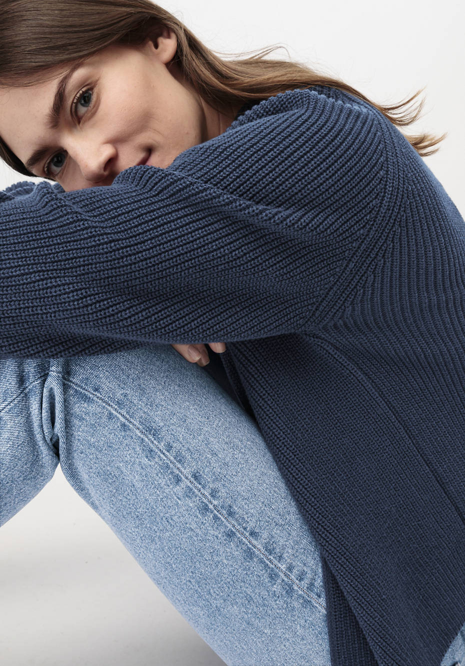 Strickjacke aus reiner Bio-Baumwolle