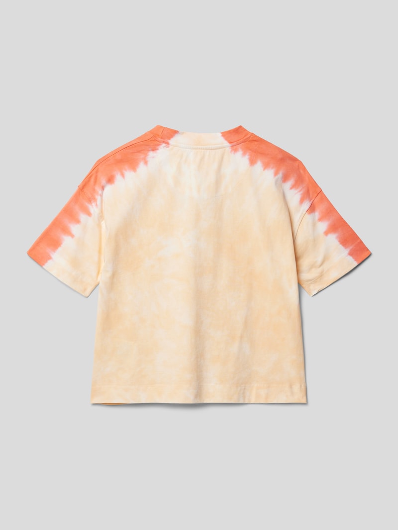 T-Shirt im Batik-Look in orange