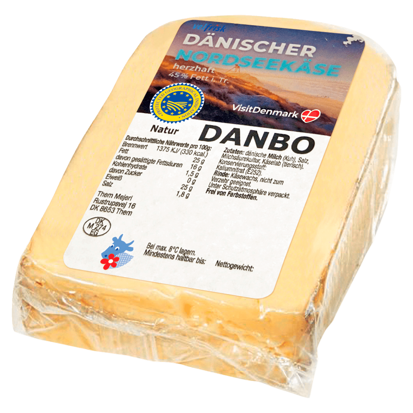 velfrisk Dänischer Nordseekäse 230g