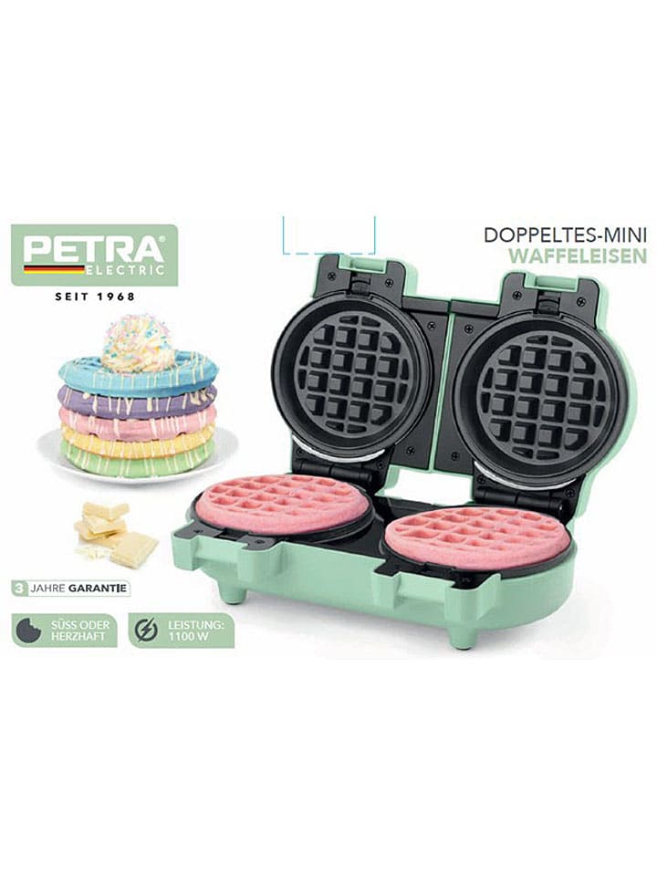 Petra Mini-Waffeleisen in Grün günstig kaufen onesize