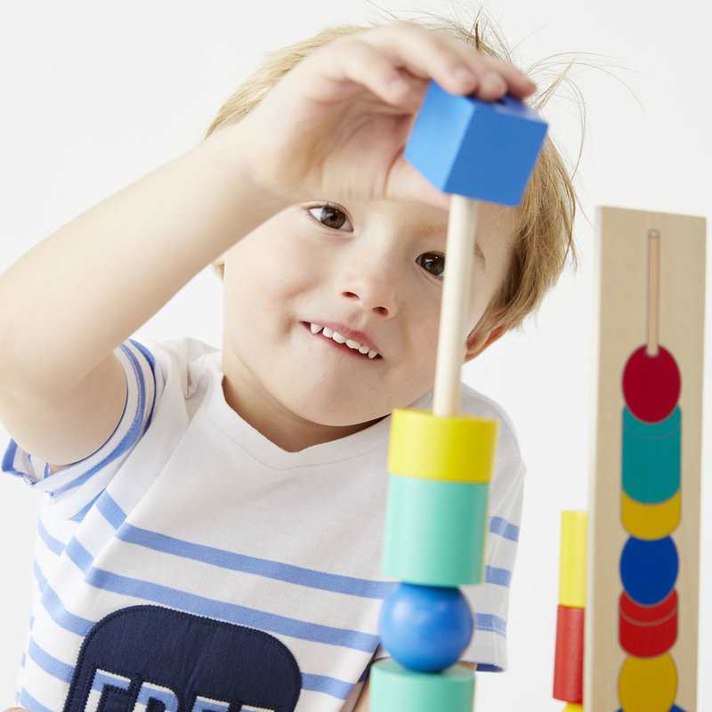 Jeux de perles en bois éducatif Oxybul