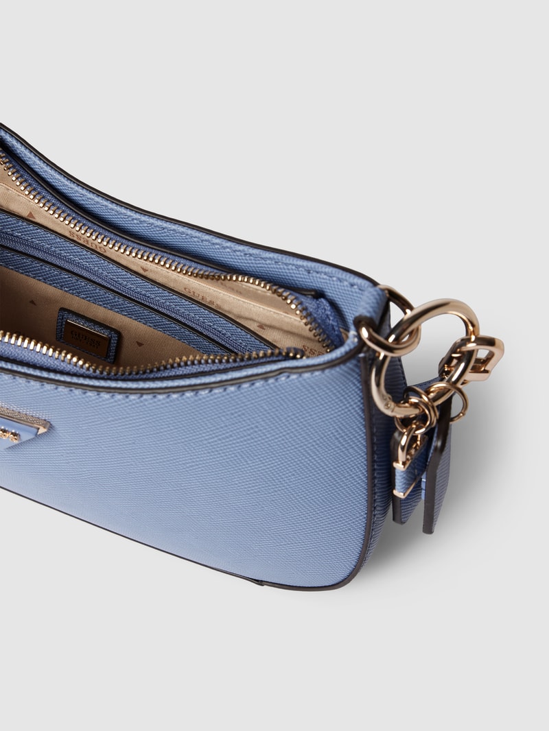 Handtasche mit Label-Details Modell 'NOELLE' in lila