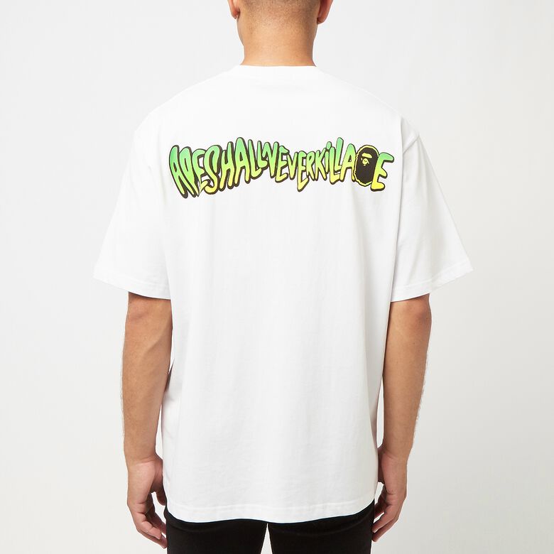 A Bathing Ape Bape Car Graphic Tee M white