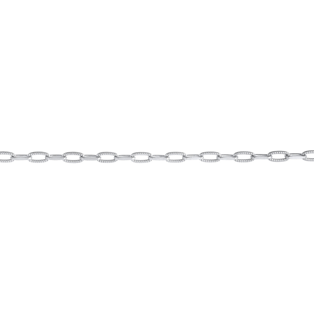 Elli Elli Collier Collier à maillons pour dames Oval Trend Filigree Basic en argent st collier