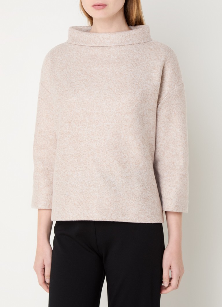 OPUS  Gesurla sweater met gemêleerd dessin