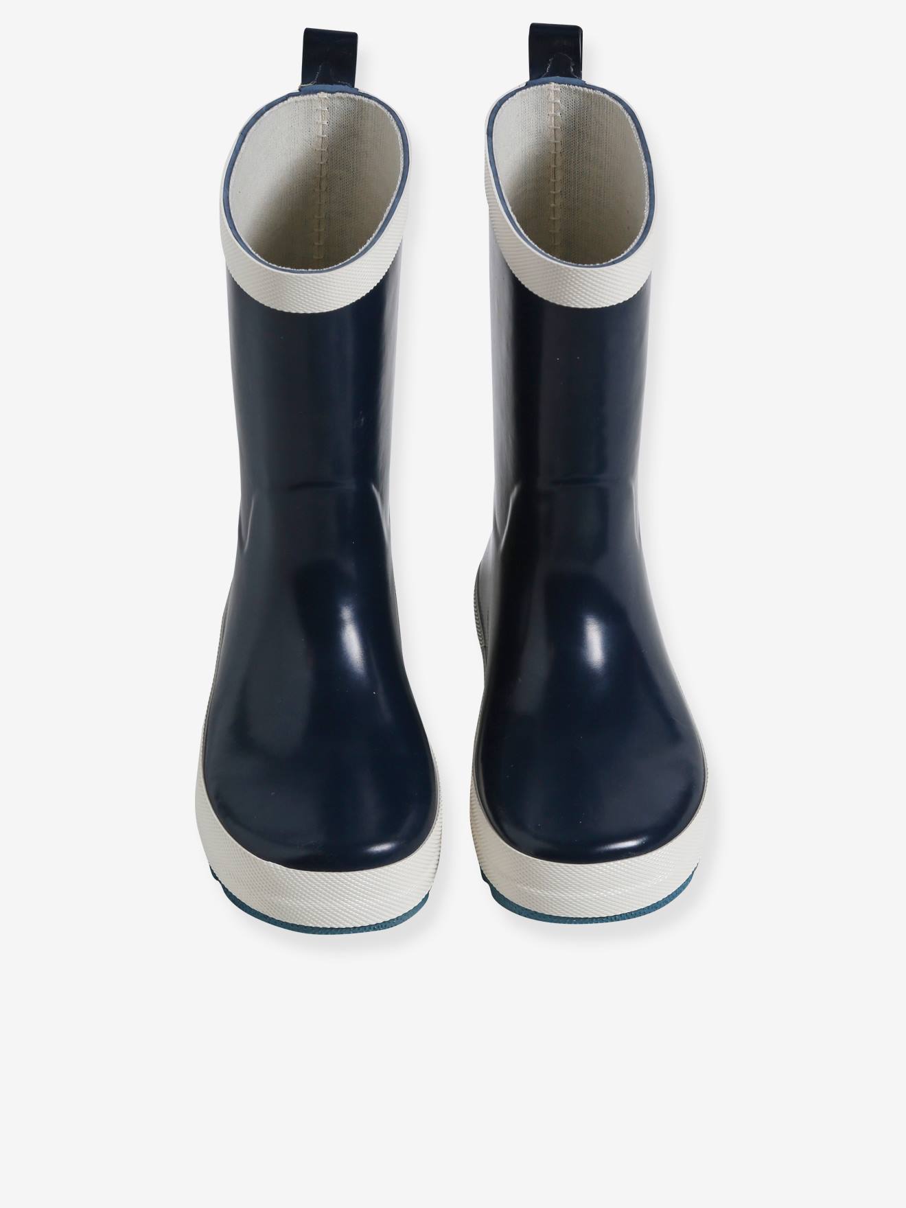 Vertbaudet Kinder Gummistiefel mit Reflektor - senfgelb