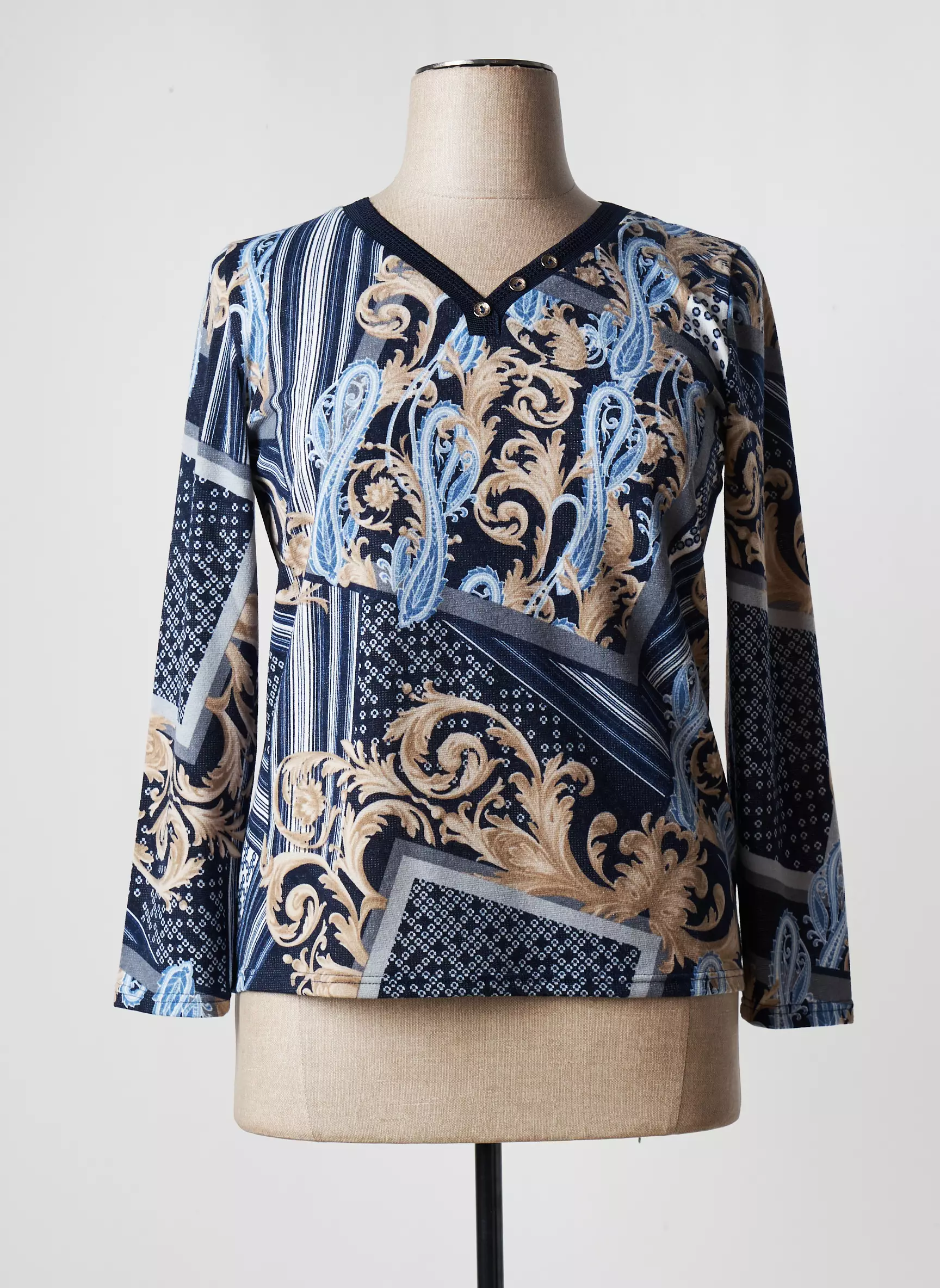 Gevana Tops Femme couleur bleu