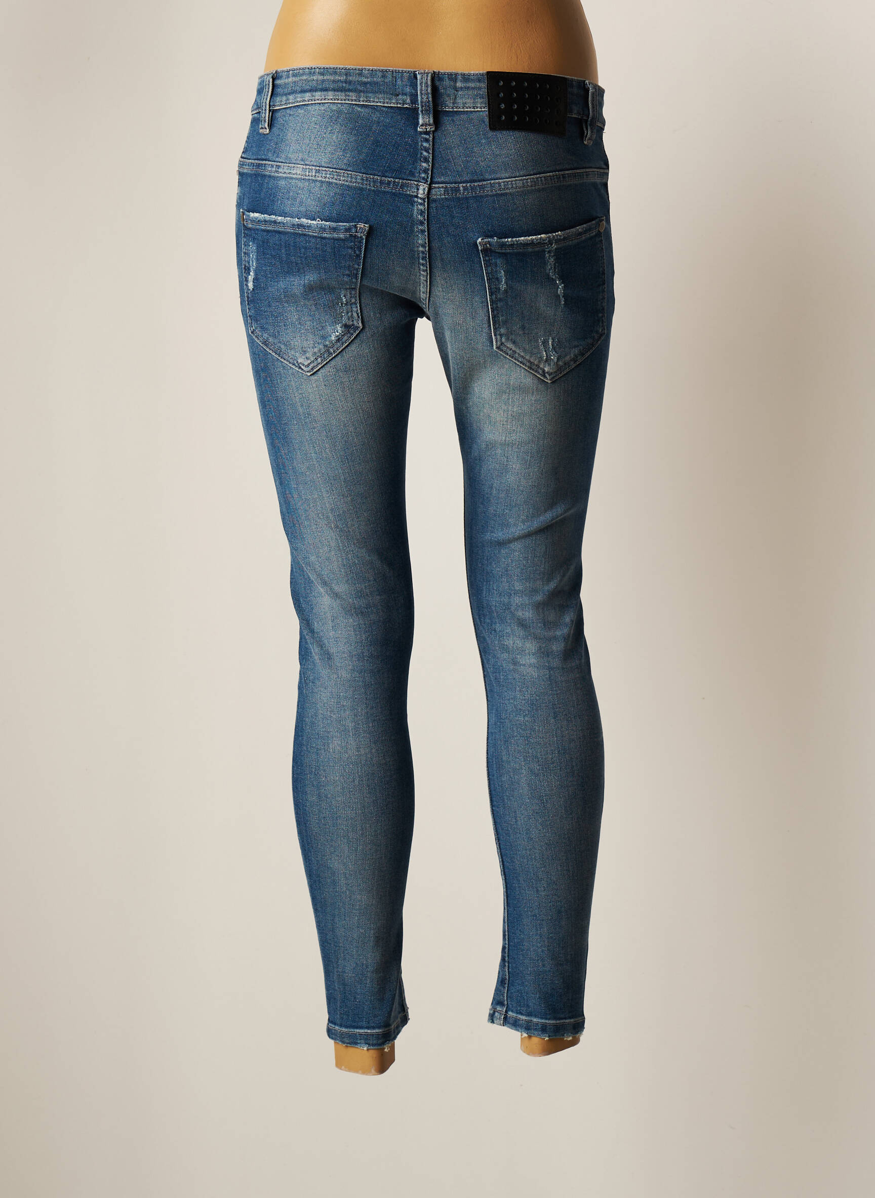 Unique Jeans Coupe Slim Femme couleur bleu