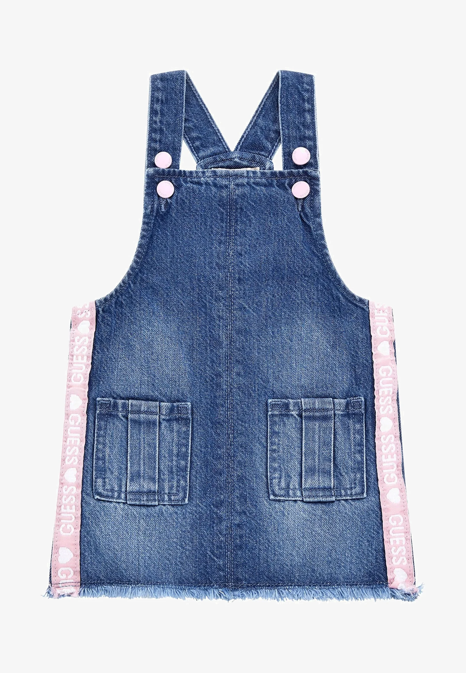 Guess LATZROCKLOGOBAND - Vestido vaquero