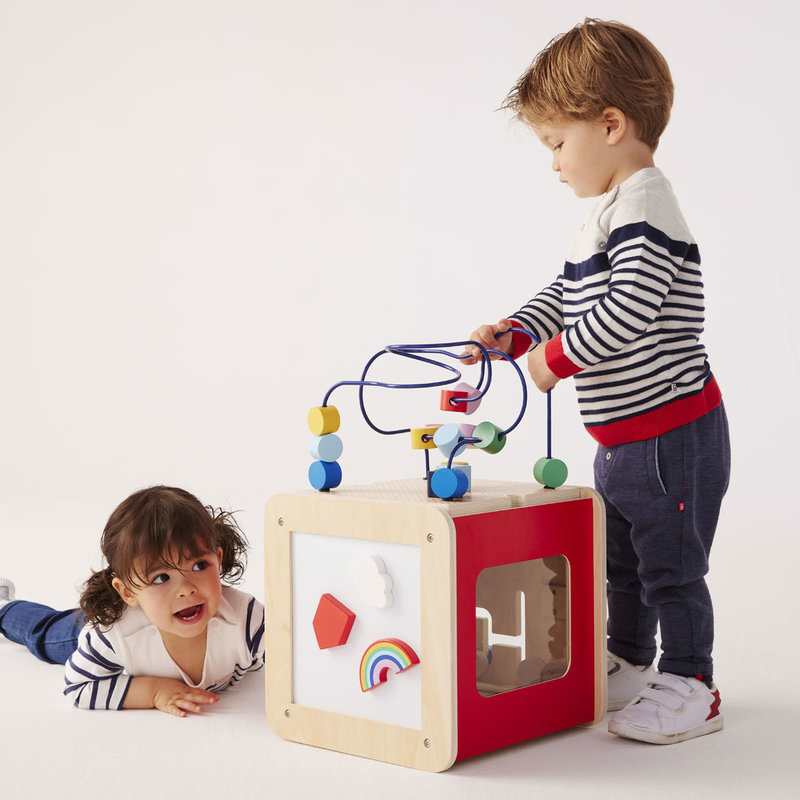 Cube géant multi activités en bois Oxybul