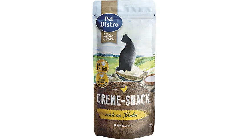 Pet Bistro Katzensnack Creme reich an Huhn 56 g