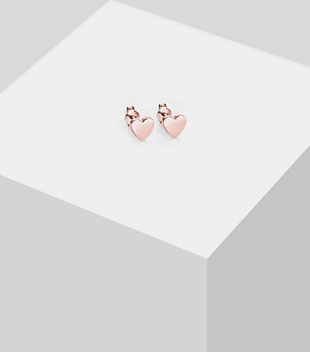 Elli Ohrringe Kinder Stecker Herz Liebe Basic 925 Silber