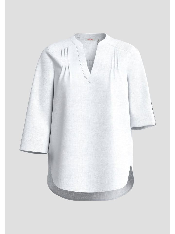 s.Oliver Bluse 3/4 Arm in Weiß günstig kaufen 48