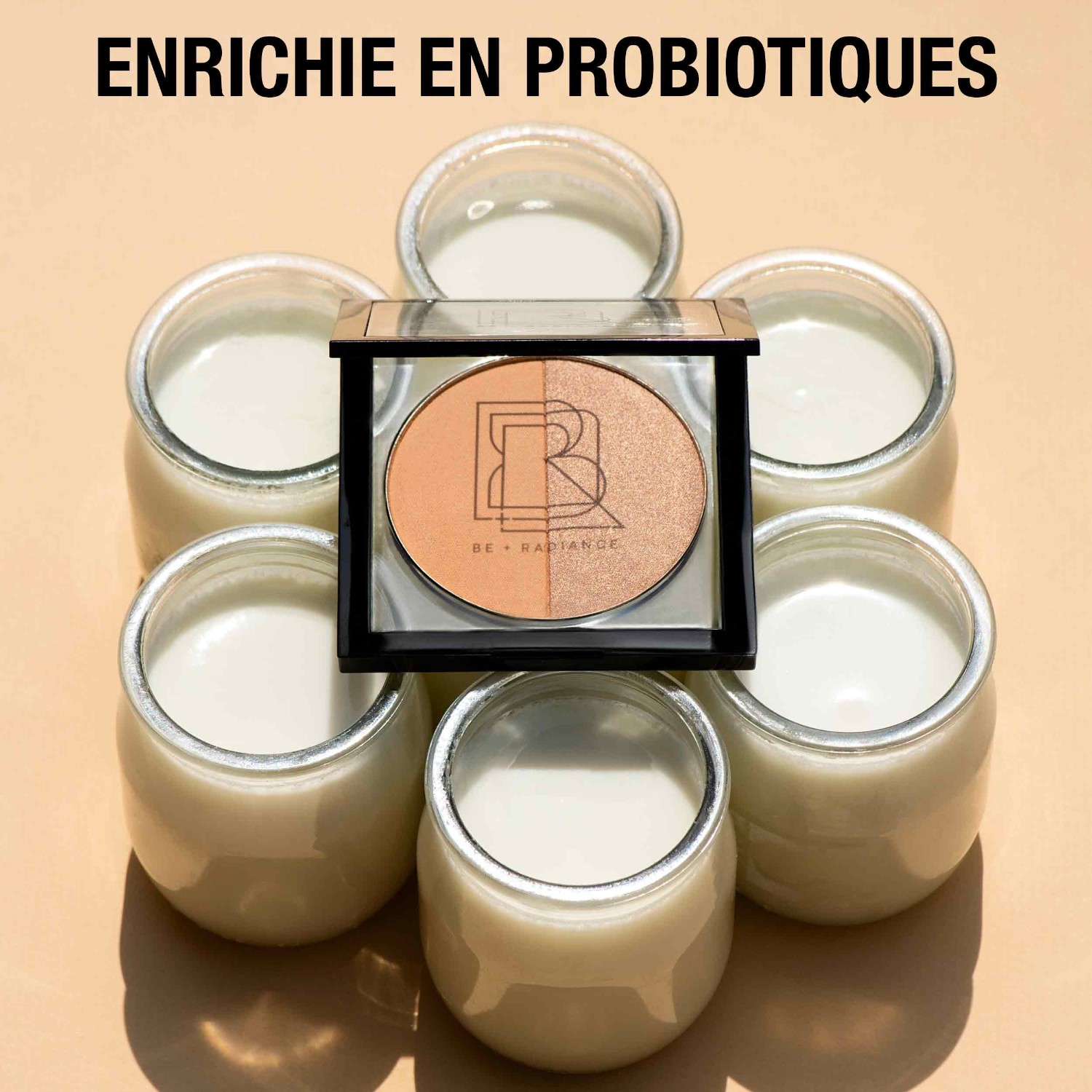 BE + Radiance COLOR+GLOW Blush+Highlighter med probiotika nr. 02