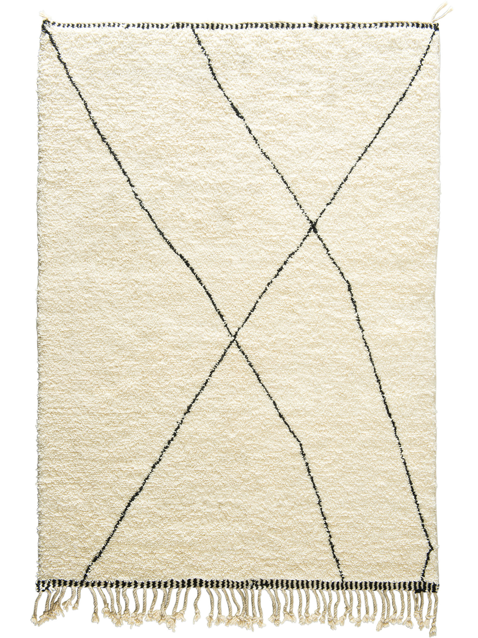 Amasin Berber-Teppich, Creme
