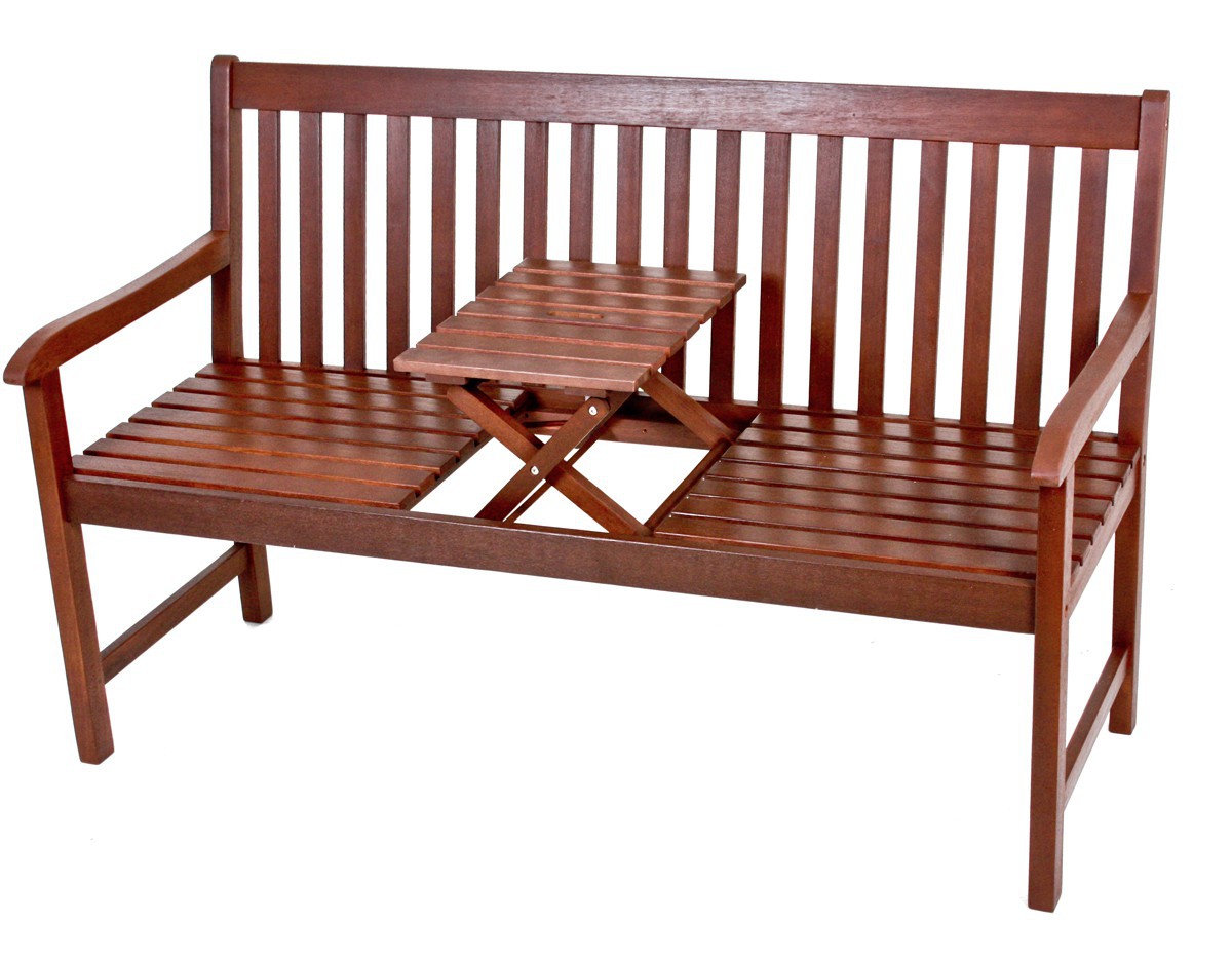 Garden Pleasure Bank PADANG mit Tisch zum Hochklappen