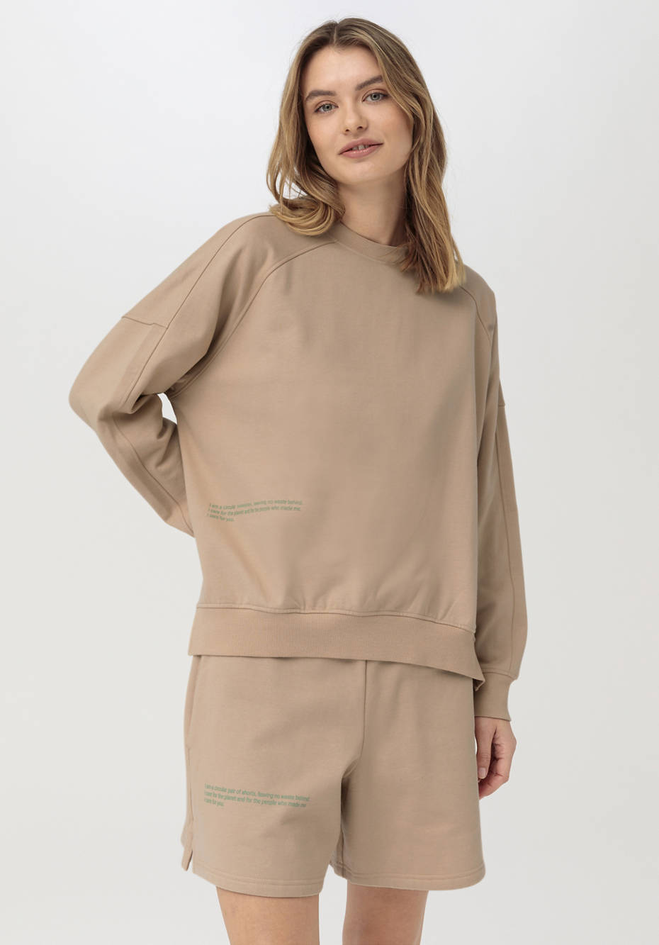 Sweater cradle to cradle aus reiner Bio-Baumwolle