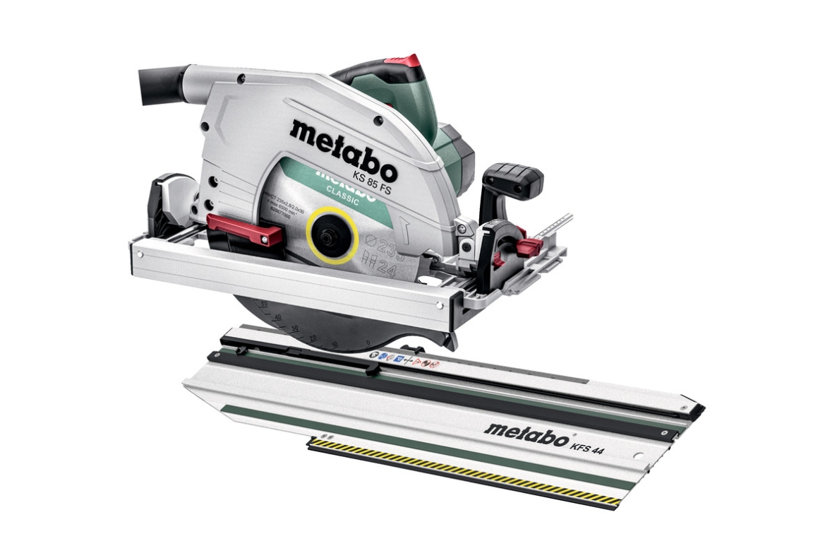 Scie circulaire Metabo 691197000 KS 85 FS 235 mm + rail de coupe transversale FSK 44