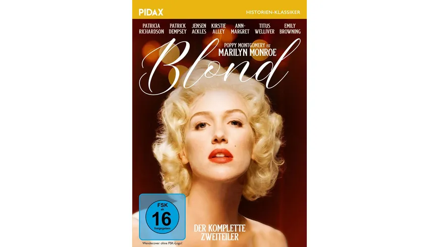Blond / Starbesetzter Zweiteiler über die Hollywood-Legende Marilyn Monroe (Pidax Historien-Klassiker)