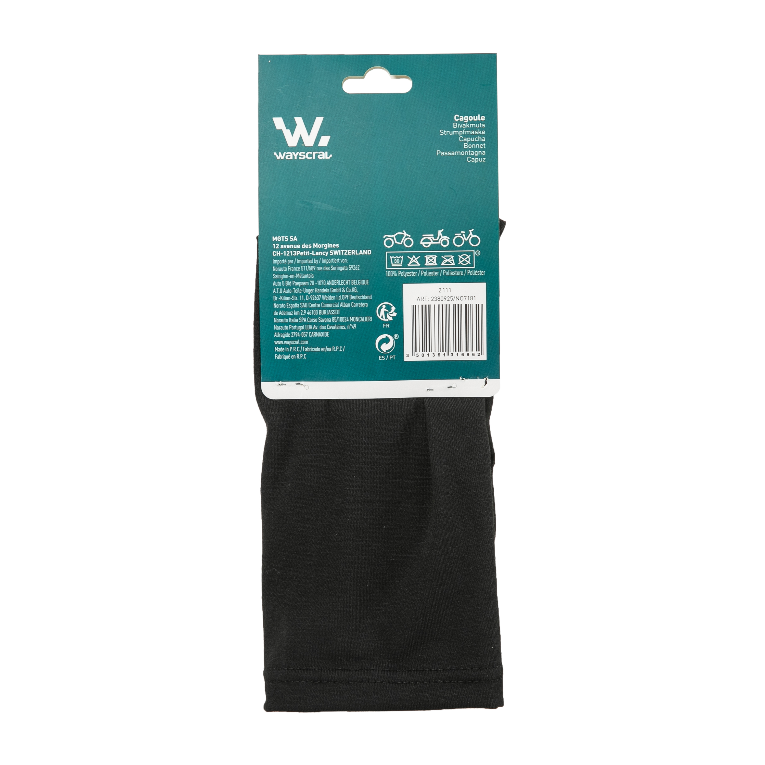 Sturmhaube Spandex von Wayscral - ATU