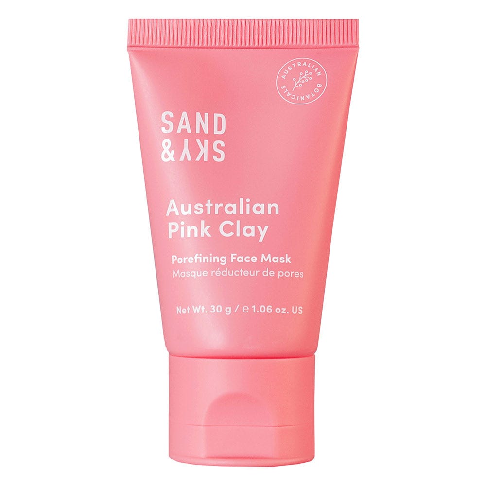 Sand & Sky Australian Pink Clay Porefining Face Travel Size 30 g