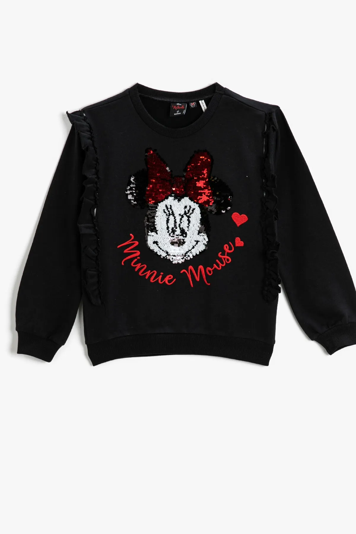 Koton  Schwarzes Mädchen-Sweatshirt 2WKG10195AK