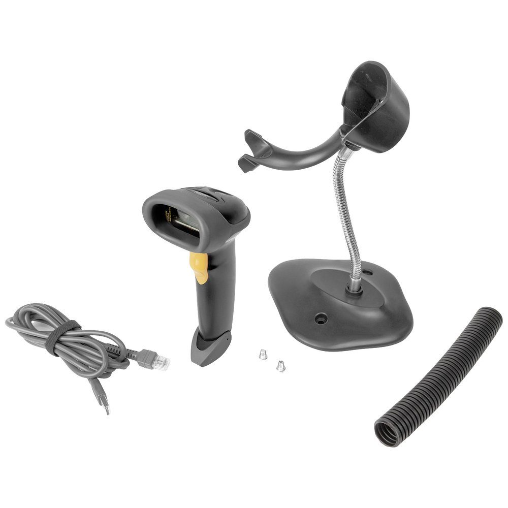 Digitus Digitus DA-81001 1D Barcode-Scanner Kabelgebunden 1D LED Schwarz Hand- Scanner