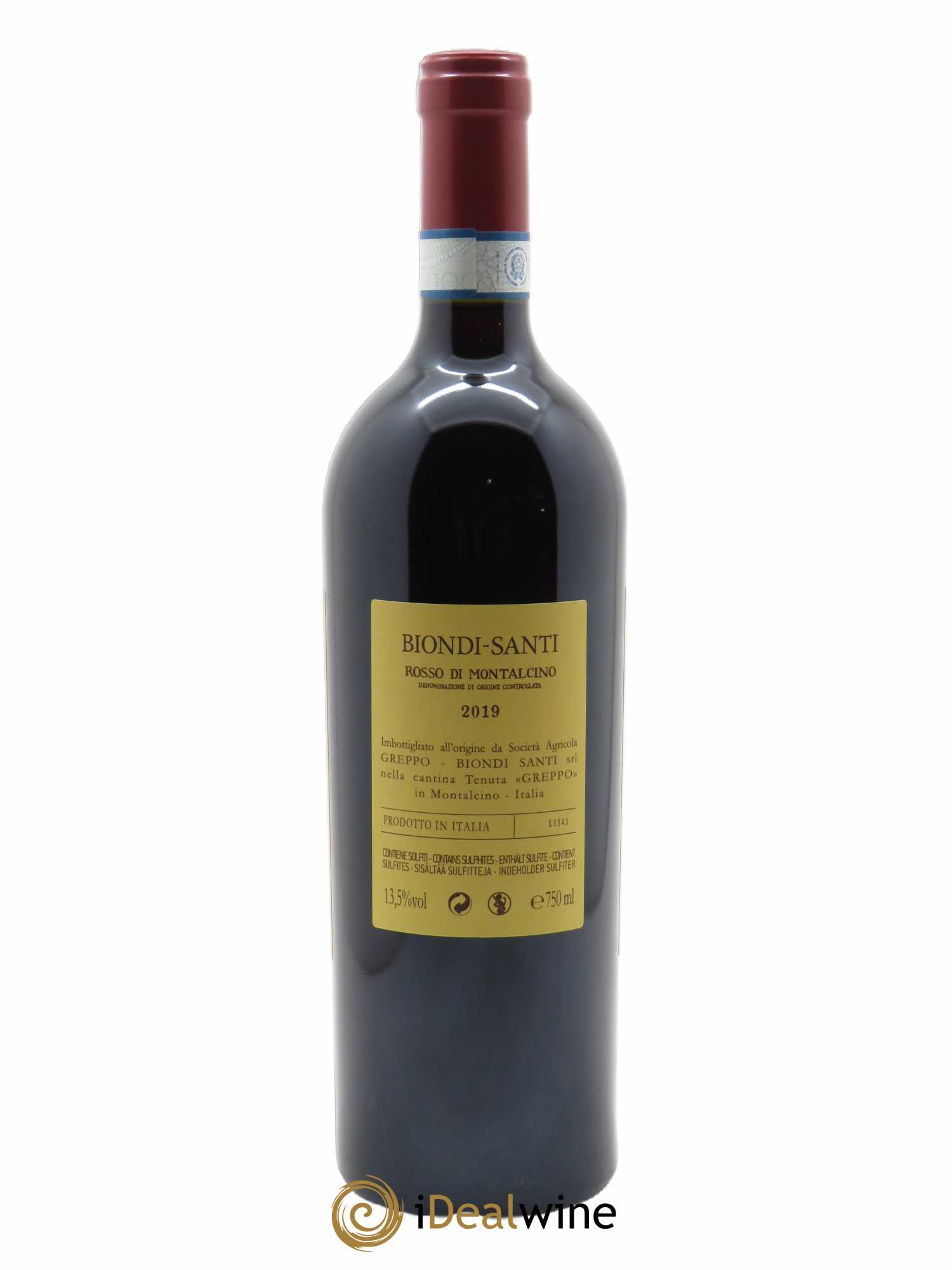 Rosso di Montalcino DOC Biondi-Santi Tenuta Greppo  2019 - Lot de 1 Bouteille