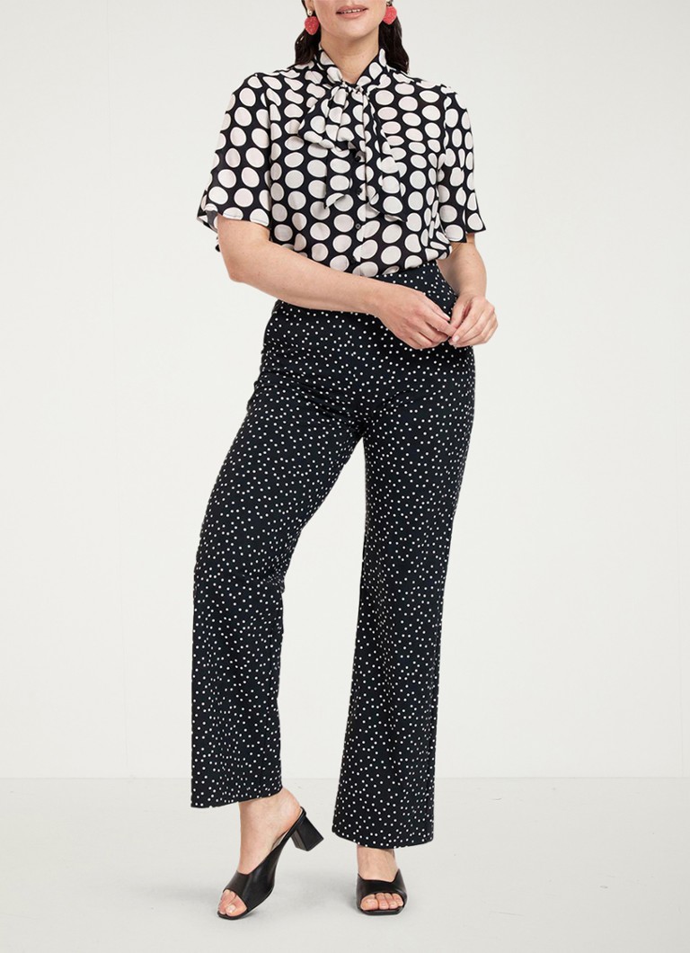 Blusa Studio Anneloes Jean a pois con papillon