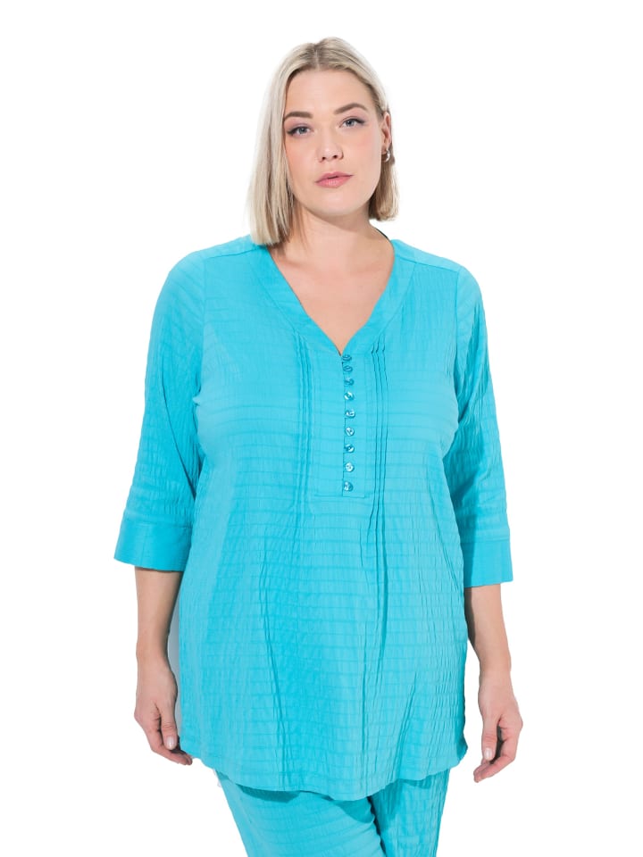 Ulla Popken Tunika in tiefes aqua günstig kaufen