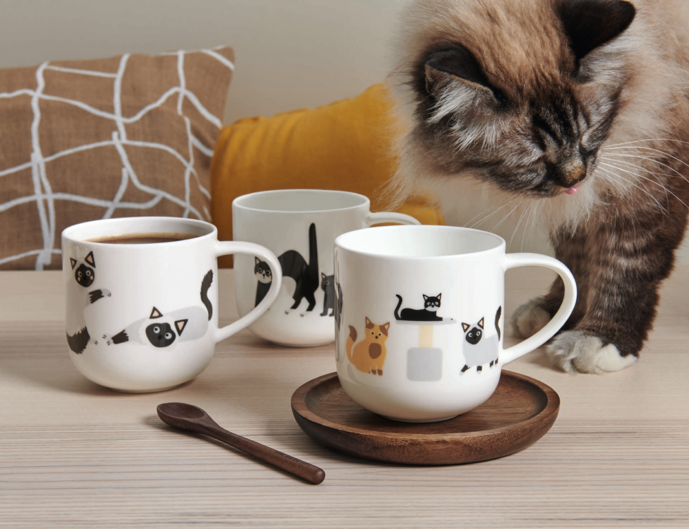 Kaffeebecher 400ml Coppa Cats