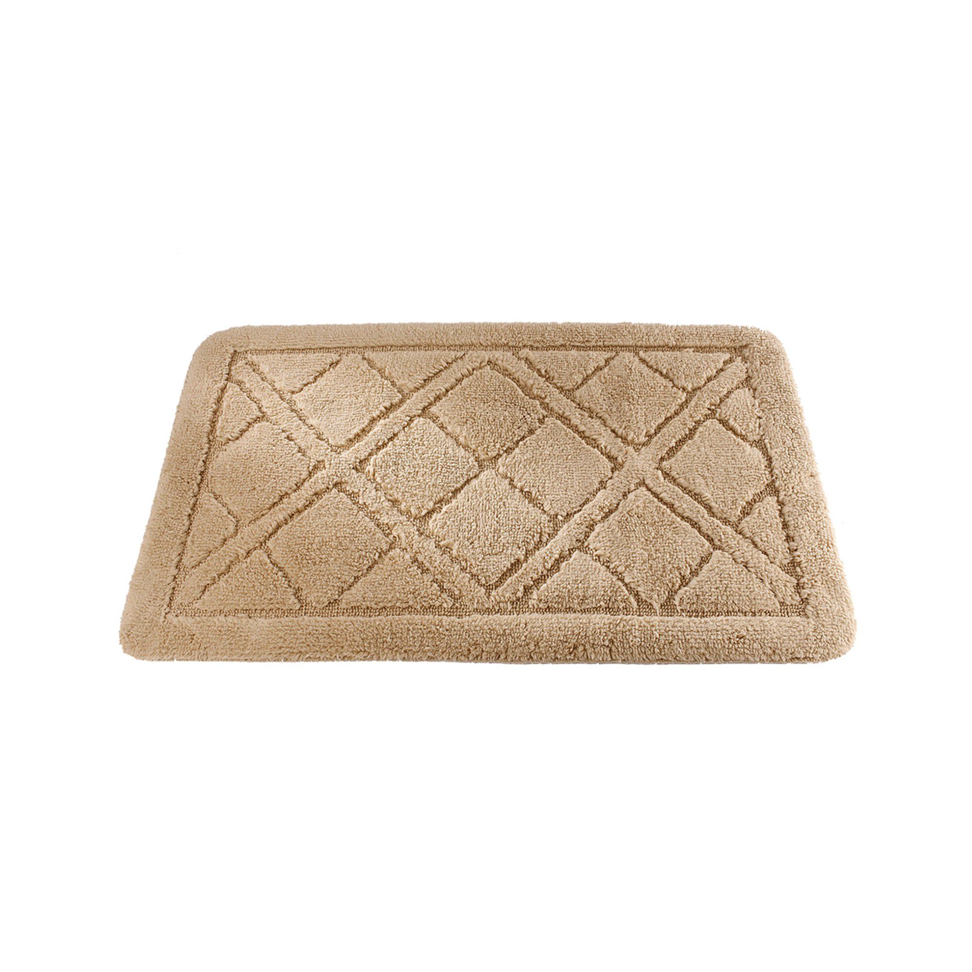 Tapis de bain losanges