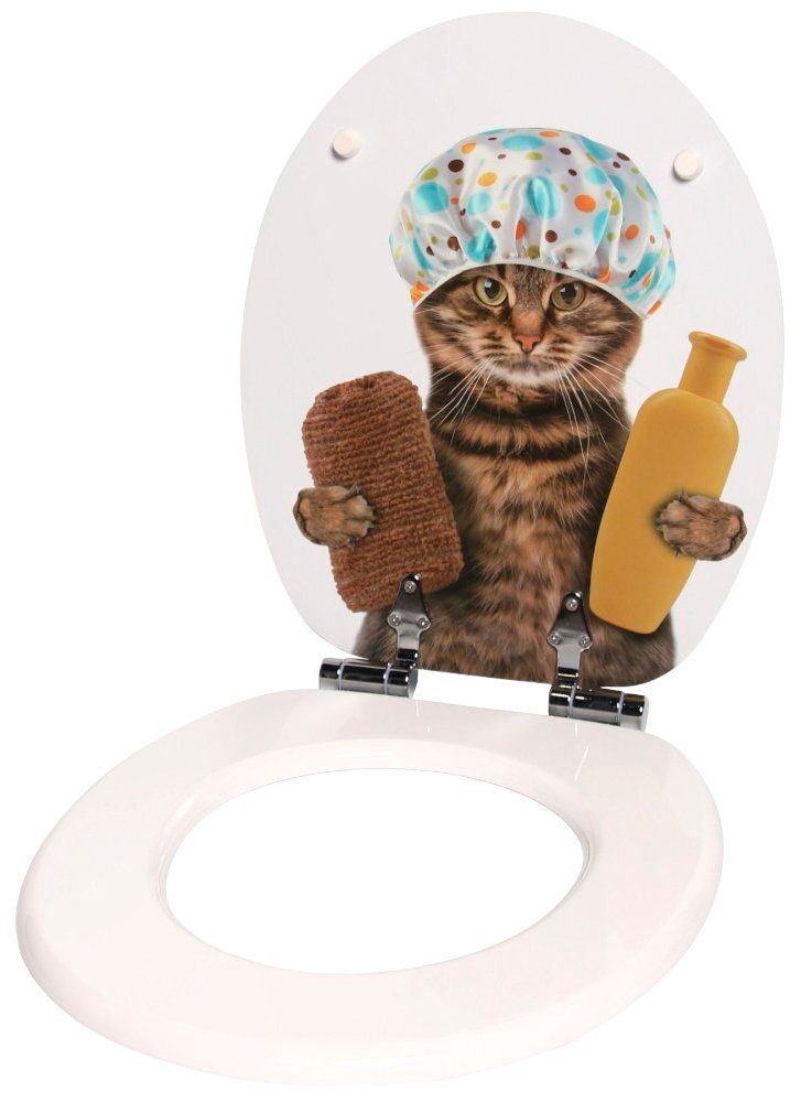 Sanilo WC-Sitz Shower Cat, mit Absenkautomatik