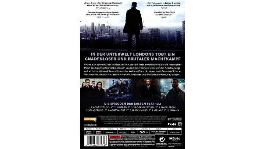 Gangs of London - Staffel 1  [3 DVDs]