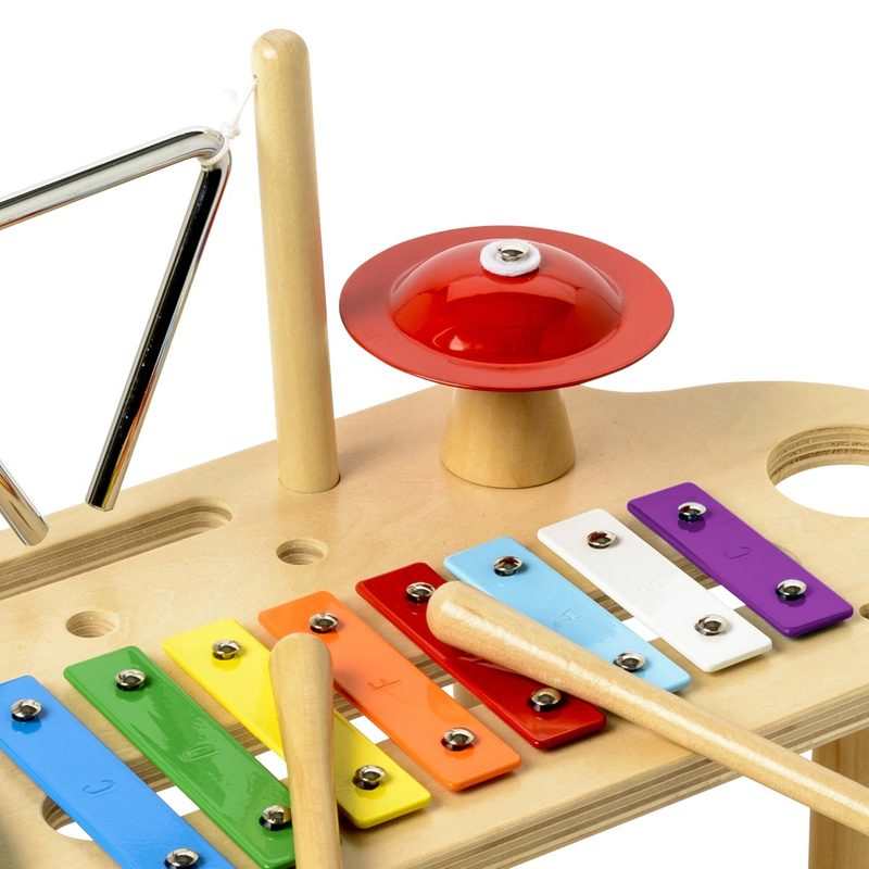 Table musicale 5 instruments en bois Oxybul