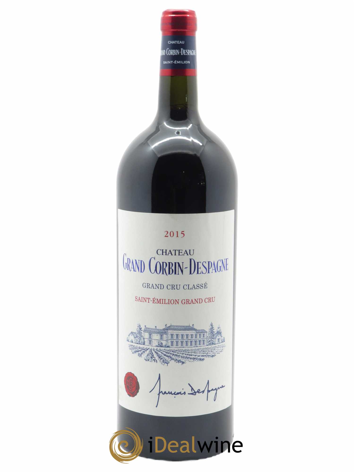Château Grand Corbin Despagne Grand Cru Classé  2015 - Lot de 1 Magnum