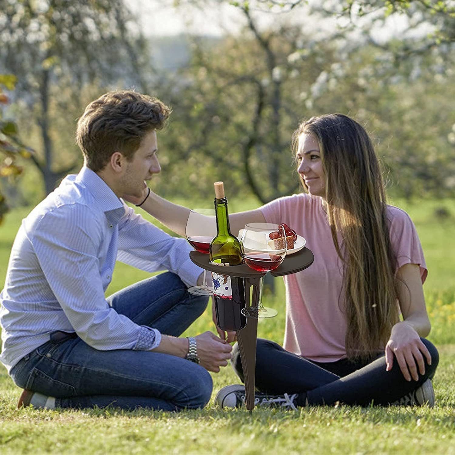 Zeaicos Klapptisch Tragbarer Weintisch Klappbarer Picknicktisch Klapptisch Campingtisch