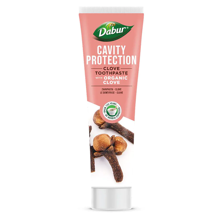 Προστατευτική οδοντόκρεμα Dabur με βιολογικό γαρίφαλο 100 ml