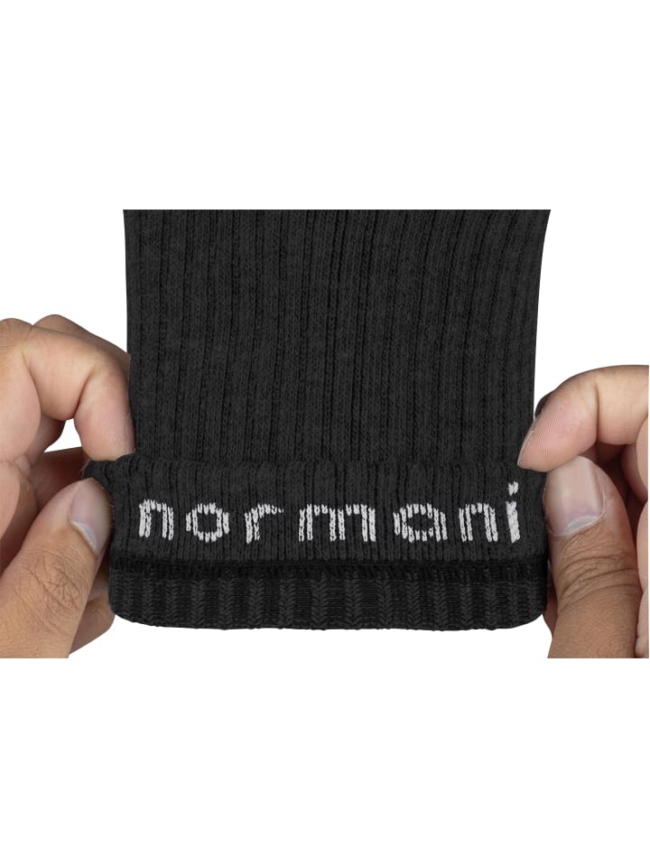 normani 4 Trekkingwandersocken mit Polstersohle und Komfortbund in Schwarz günstig kaufen
