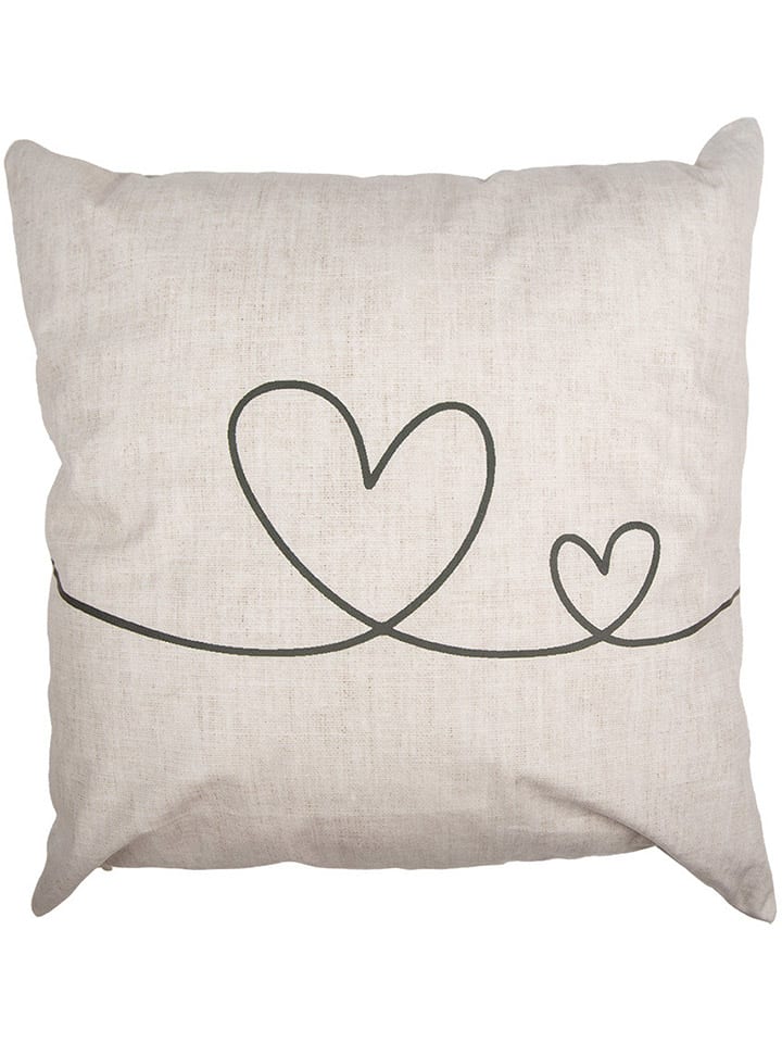 Clayre & Eef Kissenhülle in Beige - (L)45  x (B)45 cm günstig kaufen onesize